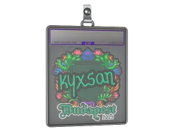 Sticker Slab | kyxsan (Embroidered) | Budapest 2025
