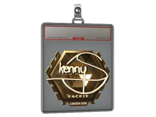 Sticker Slab | kennyS (Gold) | London 2018