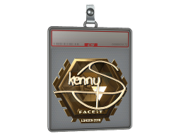 Sticker Slab | kennyS (Gold) | London 2018