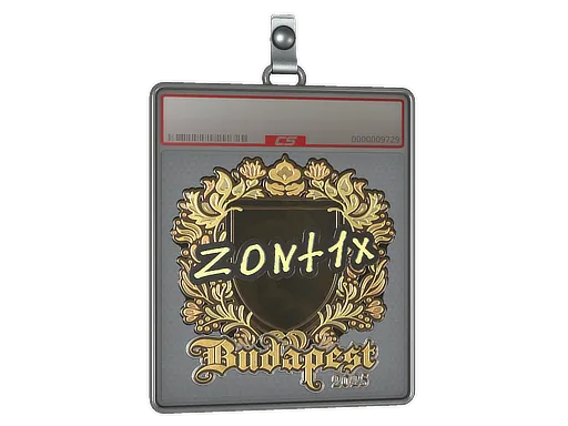 Sticker Slab | zont1x (Gold) | Budapest 2025
