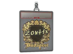 Sticker Slab | zont1x (Gold) | Budapest 2025