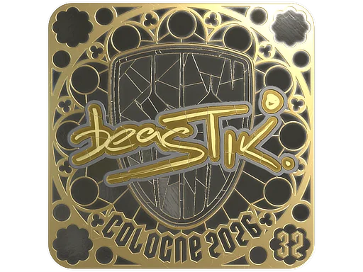 Sticker | beastik (Gold, Ranked) | Cologne 2026