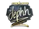 Sticker | dephh (Gold) | Berlin 2019 CS2 skin