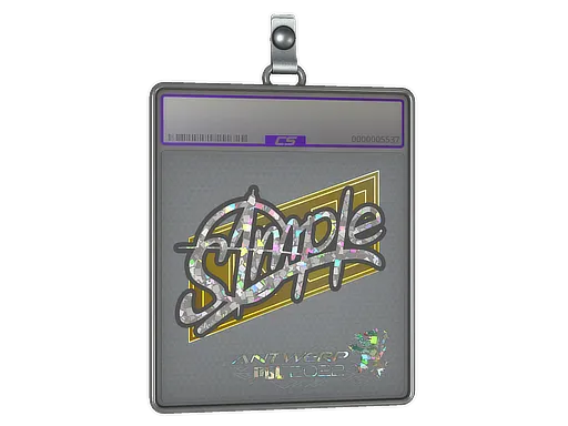 Sticker Slab | s1mple (Glitter) | Antwerp 2022