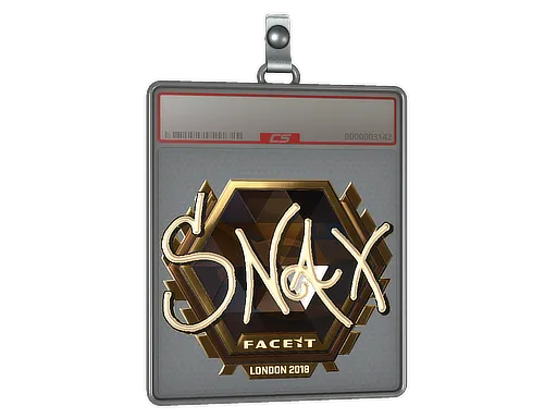 Sticker Slab | Snax (Gold) | London 2018