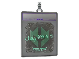Sticker Slab | chayJESUS (Foil) | Austin 2025