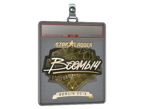 Sticker Slab | Boombl4 (Gold) | Berlin 2019