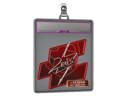 Sticker Slab | Zeus (Foil) | Atlanta 2017