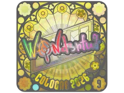 Sticker | w0nderful (Holo, Ranked) | Cologne 2026