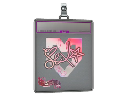 Sticker Slab | dexter (Holo) | Paris 2023