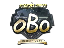 Sticker | oBo (Gold) | Berlin 2019
