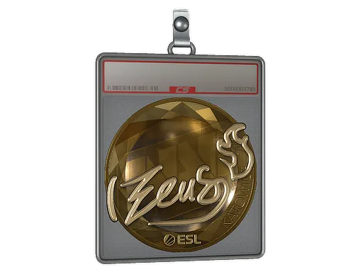 Sticker Slab | Zeus (Gold) | Katowice 2019