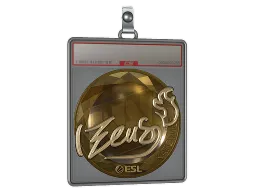Sticker Slab | Zeus (Gold) | Katowice 2019