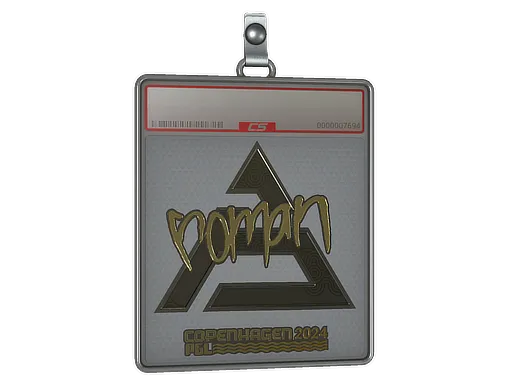Sticker Slab | roman (Gold) | Copenhagen 2024