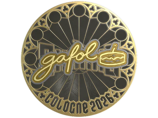 Sticker | gafolo (Gold) | Cologne 2026