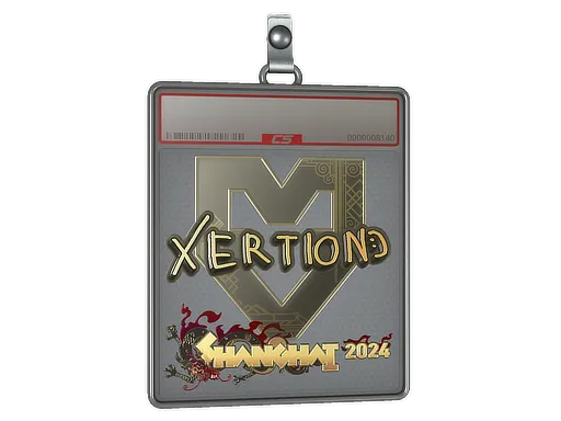Sticker Slab | xertioN (Gold) | Shanghai 2024