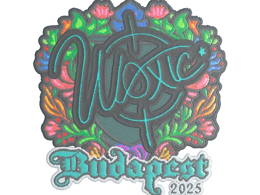 Sticker | woxic (Embroidered) | Budapest 2025