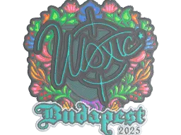 Sticker | woxic (Embroidered) | Budapest 2025