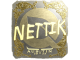 Sticker | nettik (Gold) | Austin 2025