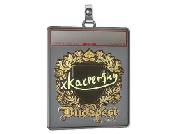 Sticker Slab | xKacpersky (Gold) | Budapest 2025