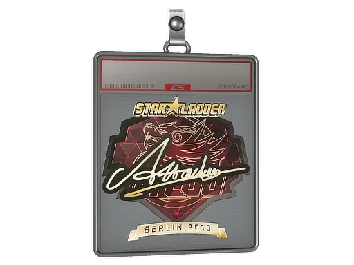 Sticker Slab | Attacker (Gold) | Berlin 2019