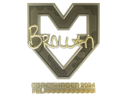 Sticker | Brollan (Gold) | Copenhagen 2024