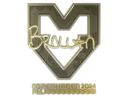 Sticker | Brollan (Gold) | Copenhagen 2024