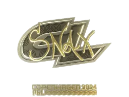 Sticker | Snax (Gold) | Copenhagen 2024