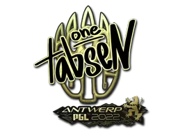 Sticker | tabseN (Gold) | Antwerp 2022