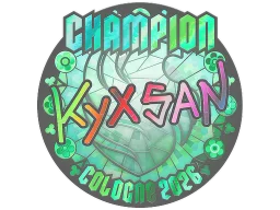 Sticker | kyxsan (Holo, Champion) | Cologne 2026