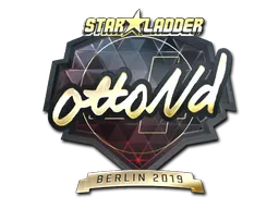 Sticker | ottoNd (Gold) | Berlin 2019