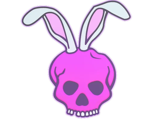 Sticker | Skull Bunny