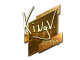 Sticker | kNgV- (Gold) | Boston 2018