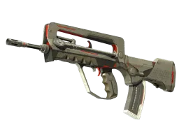 StatTrak™ FAMAS | Mecha Industries (Battle-Scarred)
