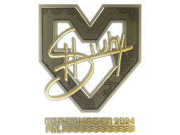 Sticker | siuhy (Gold) | Copenhagen 2024