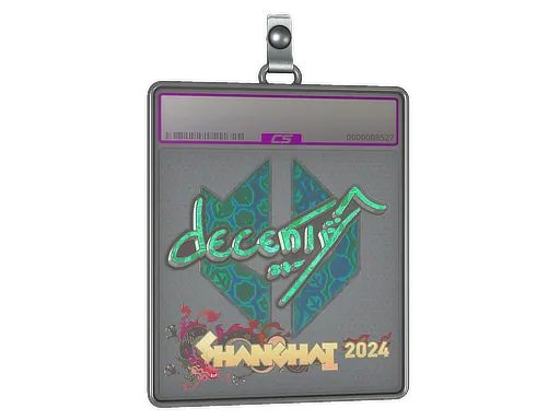 Sticker Slab | decenty (Holo) | Shanghai 2024