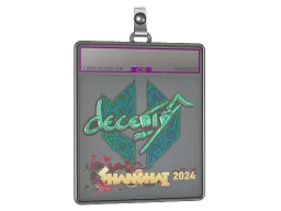 Sticker Slab | decenty (Holo) | Shanghai 2024