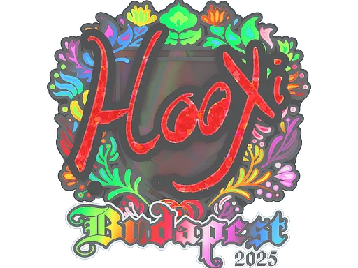 Sticker | HooXi (Holo) | Budapest 2025