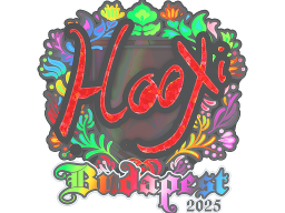 Sticker | HooXi (Holo) | Budapest 2025