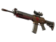 SG 553 | Berry Gel Coat (Battle-Scarred)