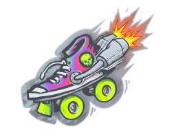 Sticker | Rocket Skates (Holo)