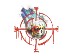 Sealed Graffiti | Skull n' Crosshairs