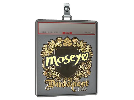 Sticker Slab | Moseyuh (Gold) | Budapest 2025