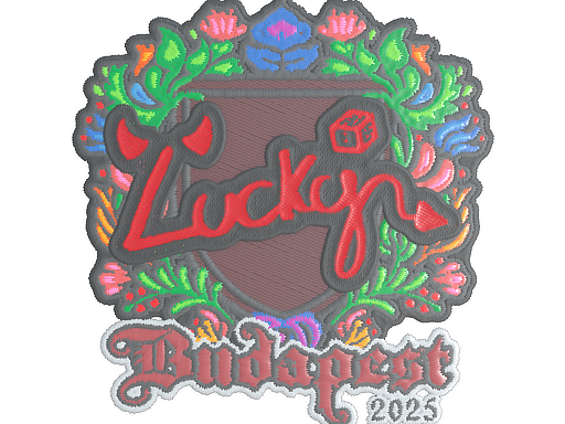 Sticker | Lucky (Embroidered) | Budapest 2025