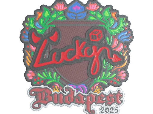 Sticker | Lucky (Embroidered) | Budapest 2025