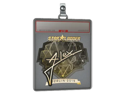 Sticker Slab | ALEX (Gold) | Berlin 2019