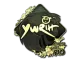Sticker | yuurih (Gold) | Rio 2022 CS2 skin