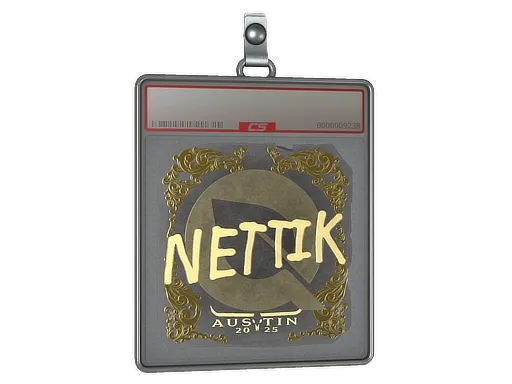 Sticker Slab | nettik (Gold) | Austin 2025
