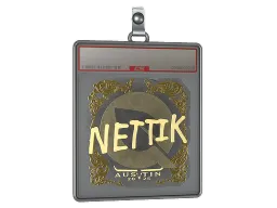 Sticker Slab | nettik (Gold) | Austin 2025