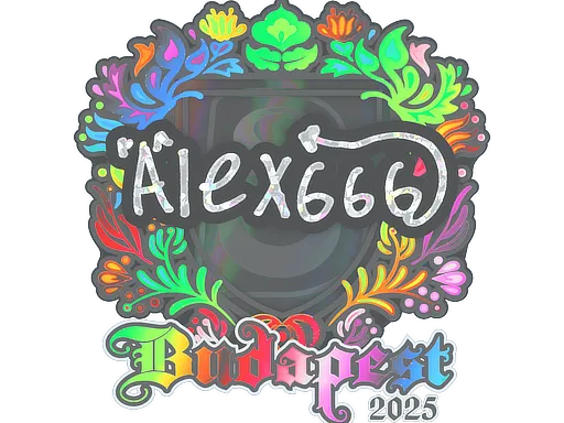 Sticker | alex666 (Holo) | Budapest 2025